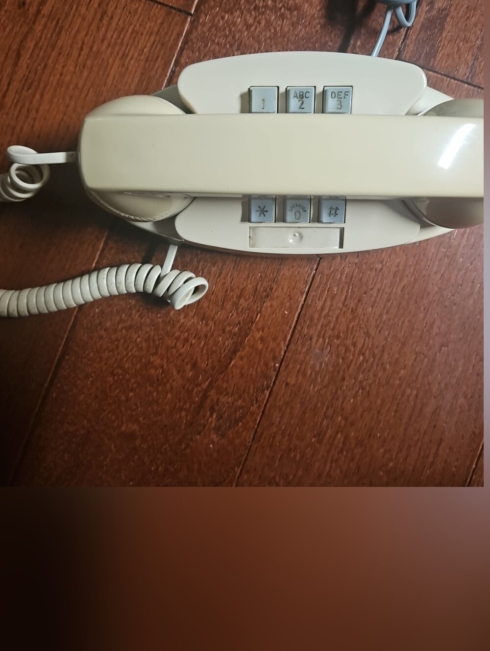 VTG WESTERN ELECTRIC PRINCESS PHONE 1979 TOUCHTONE BUTTON DIAL Cream